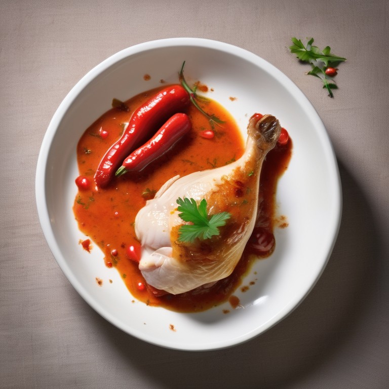 Pouletbrust mit Pilzen und Paprika