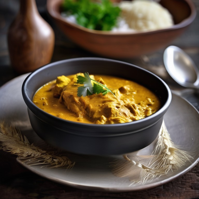 Curry-Hähnchenbrust mit Kichererbsen und Pilzen