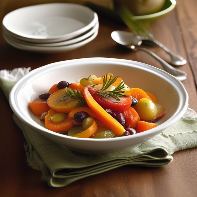 Carottes poivrons et navet