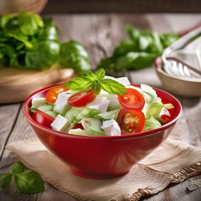 Sommerlicher Salat mit Ei