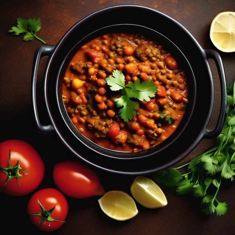 Spiced Tomato and Lentil Curry
