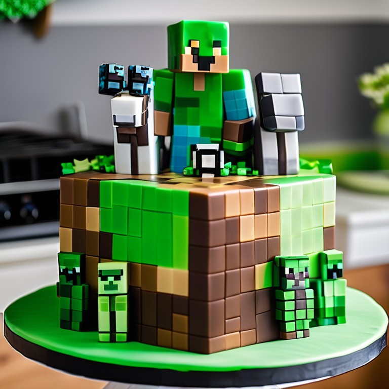 Epic Minecraft Cake