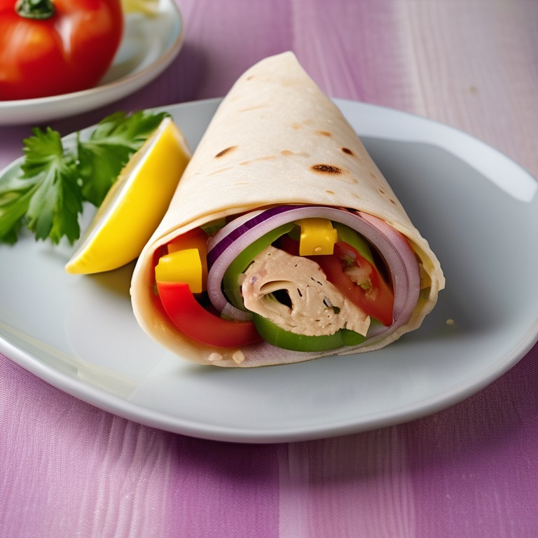 Mediterranean Hummus Wrap