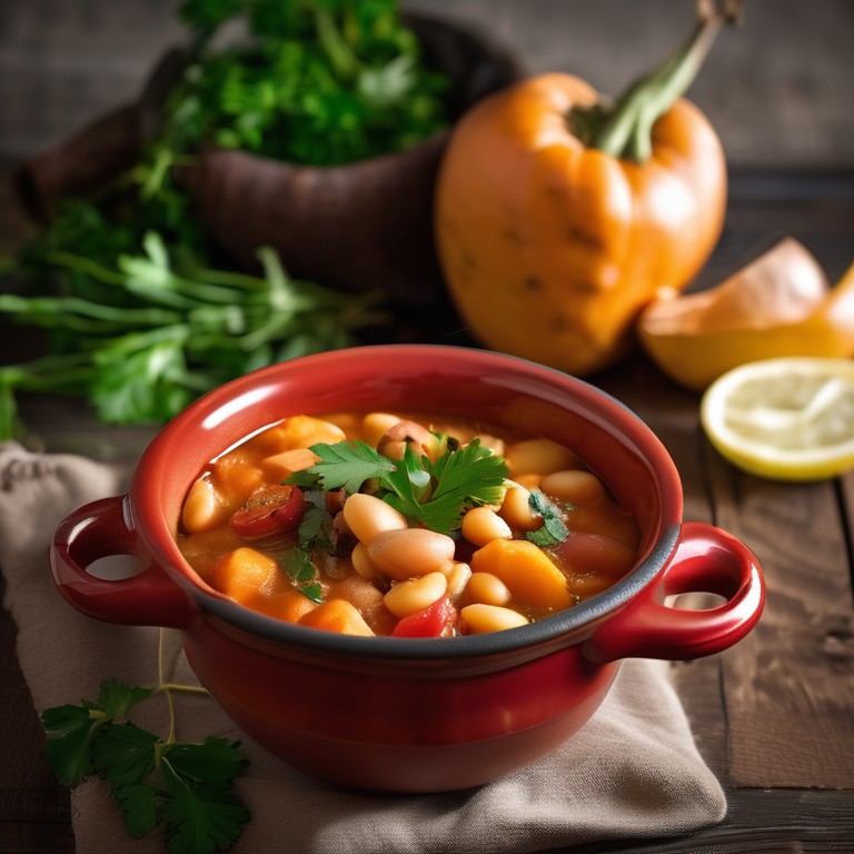 Sweet Potato and White Bean Stew