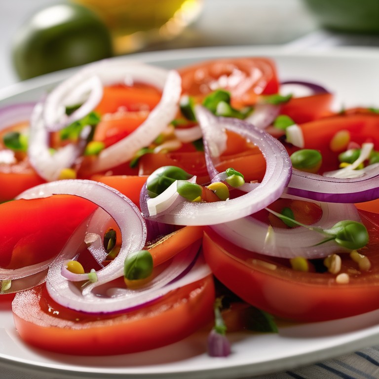 Fresh Onion and Tomato Salad