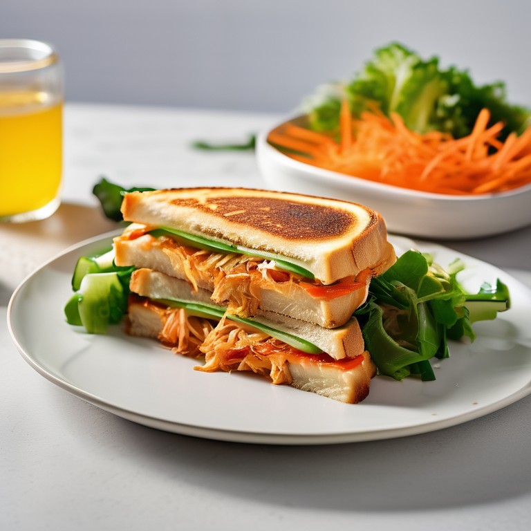 Low Calorie Kimchi Toastie