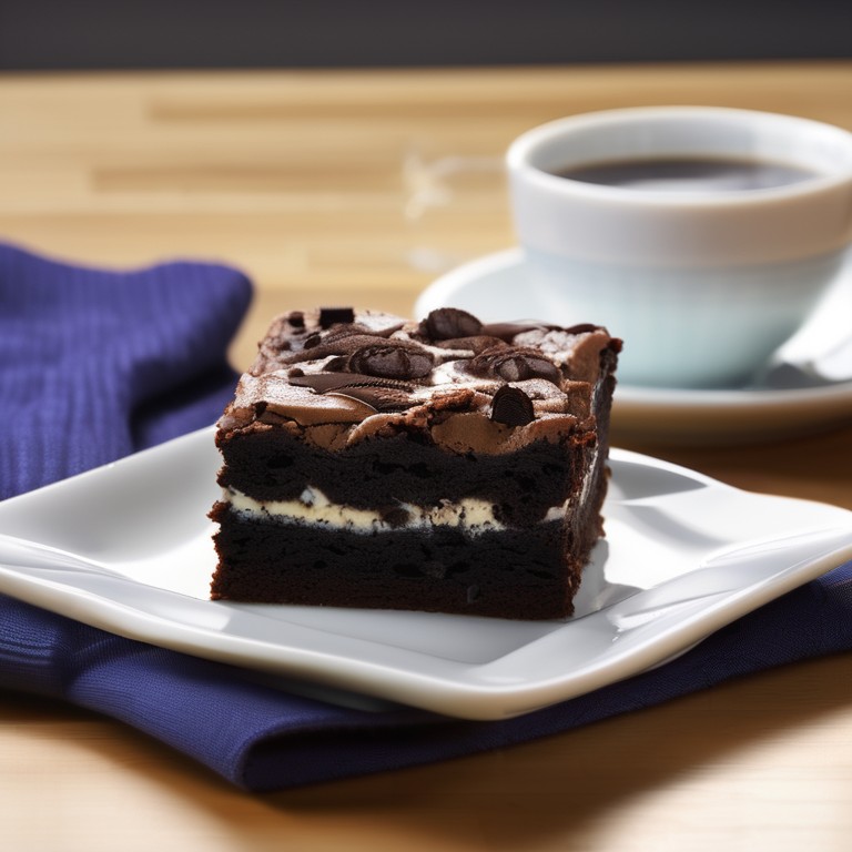 Decadent Oreo Brownies with Coffee Infusion
