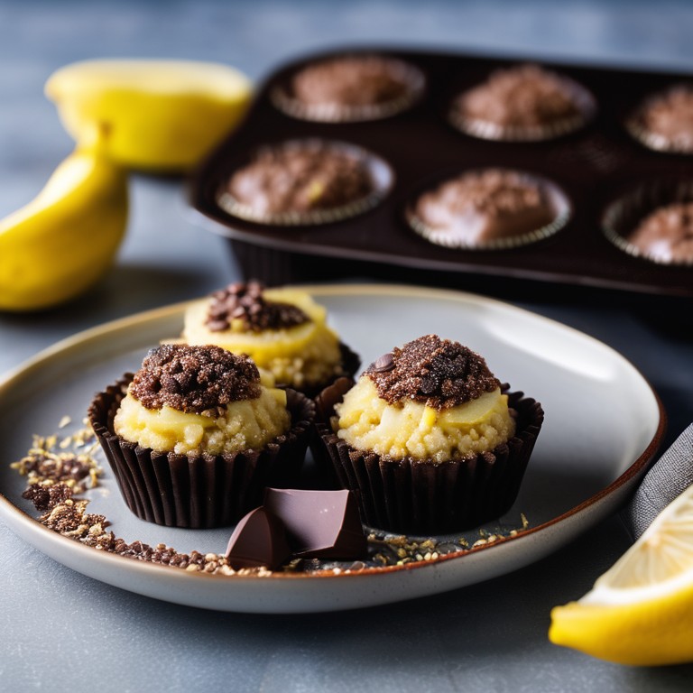 Lemon-Infused Chocolate Quinoa Bites with Banana