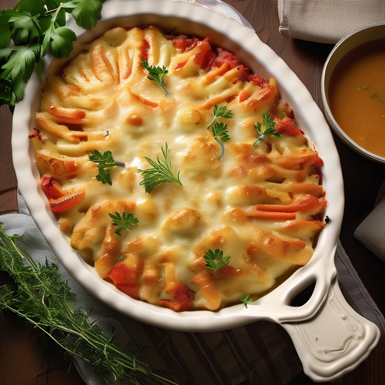 Gemüsegratin mit Sahnesoße - Mr. Cook