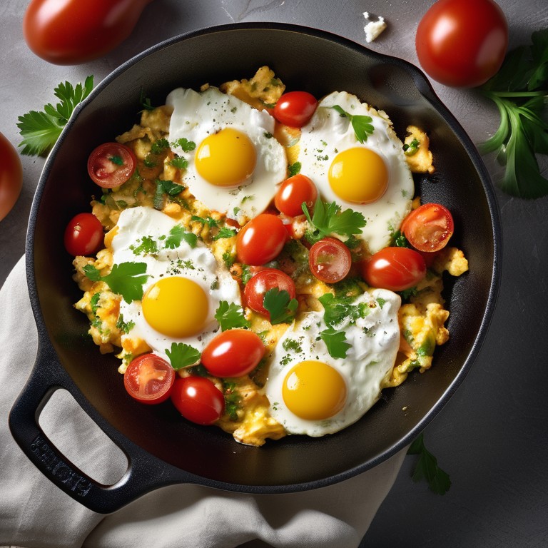 Savory Egg and Tomato Breakfast