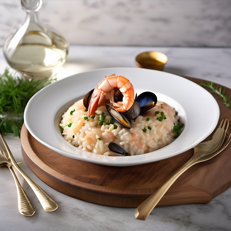 Mediterranean Surf and Turf Risotto