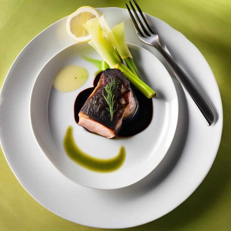 Filet de Lieu Noir et Fondu de Poireau
