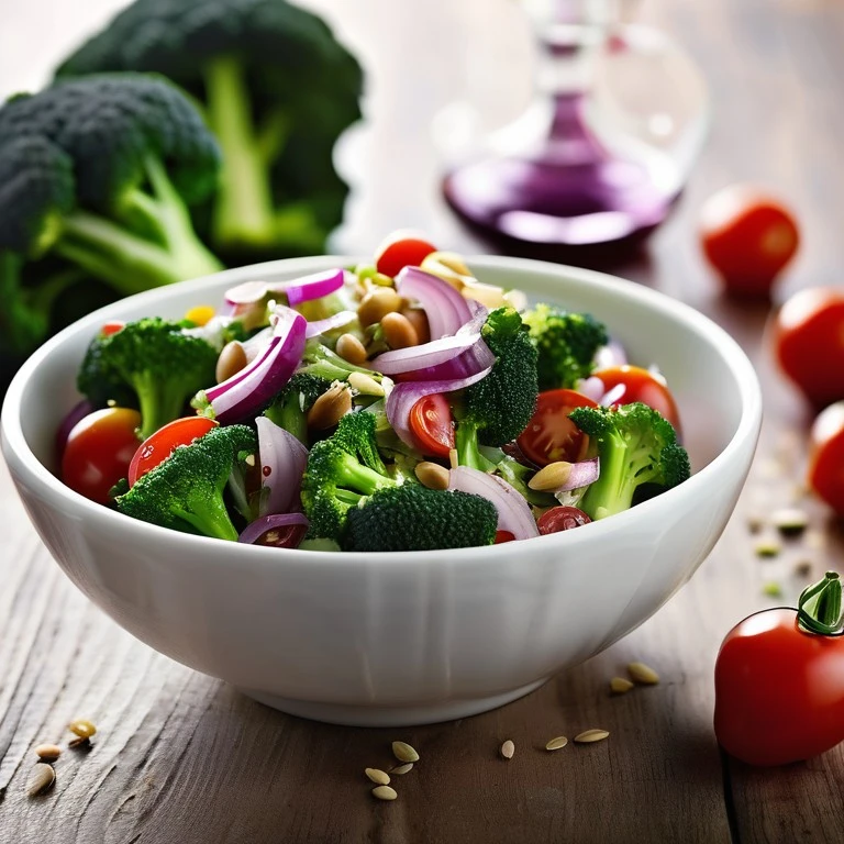 Brokkoli Salat mit Knoblauch