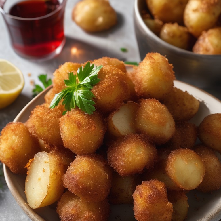 Crispy Potato Bites with Vodka Infusion