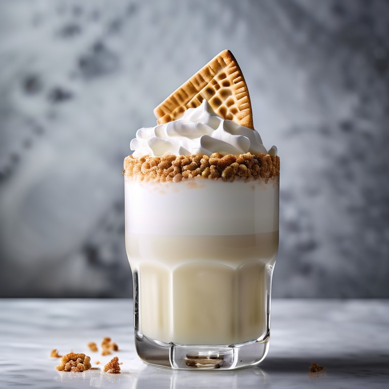 Cocktail Vodka Cookie Crème Chantilly