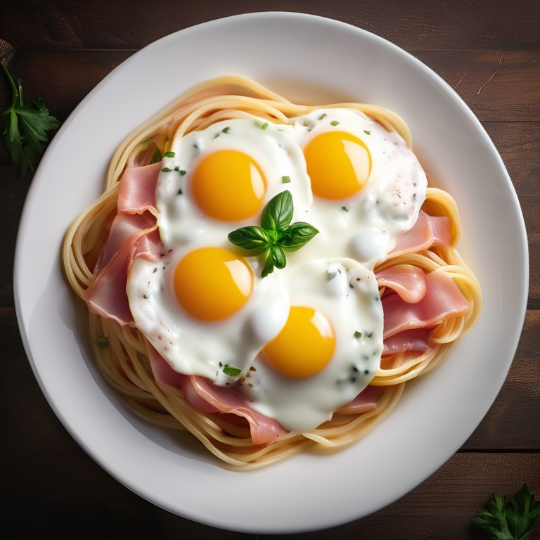 Cheese and Ham Spaghetti Bake