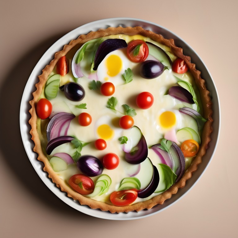 Tarte aux Légumes Printanière