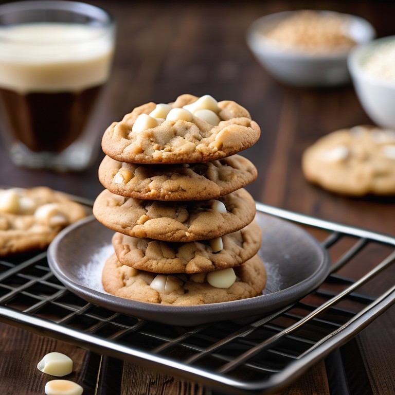 Protein Macadamia White Chocolate Cookies