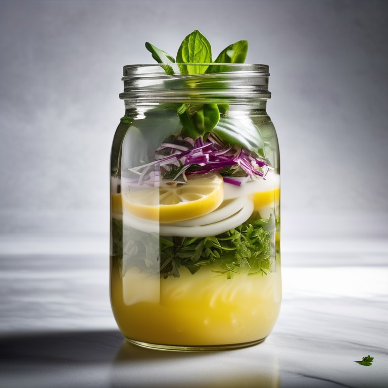 Homemade Lemon Herb Salad Dressing