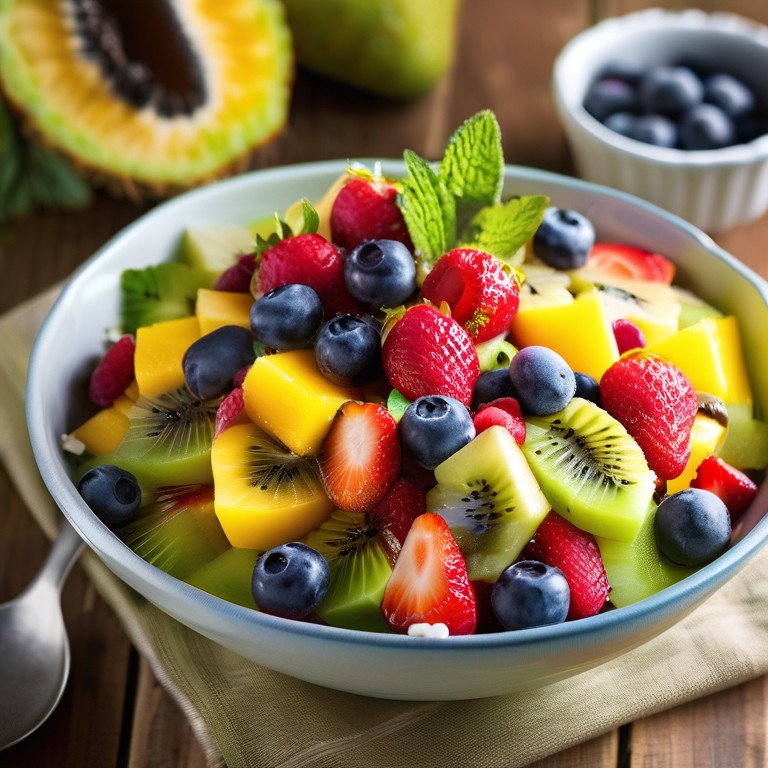Rainbow Fruit Salad