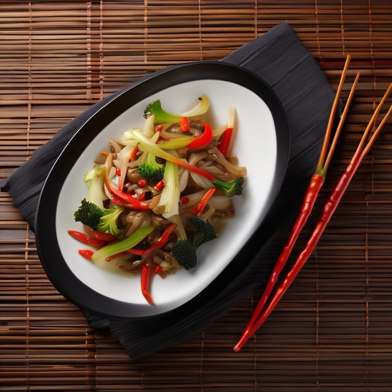 Chou Chinois au Poivron Rouge