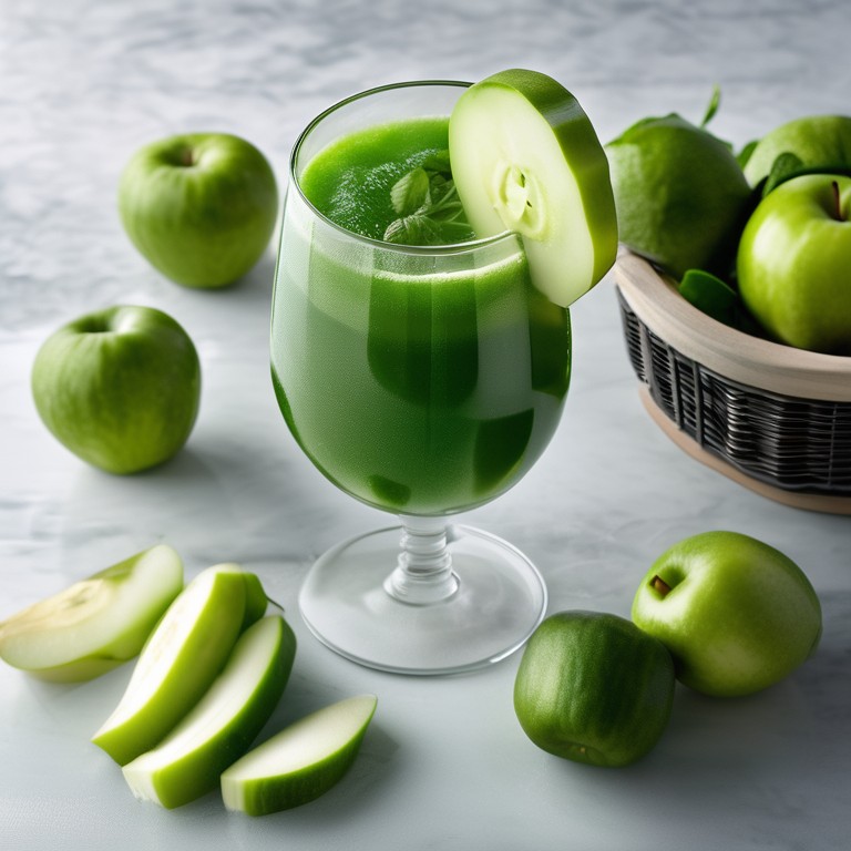 Vibrant Green Morning Juice