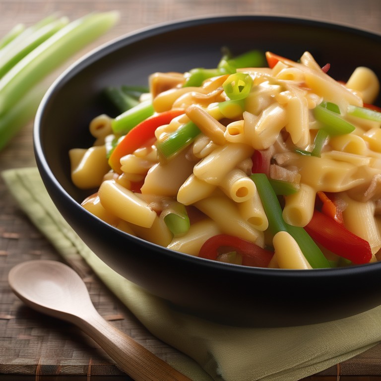 Japanese-Style Macaroni Stir-Fry