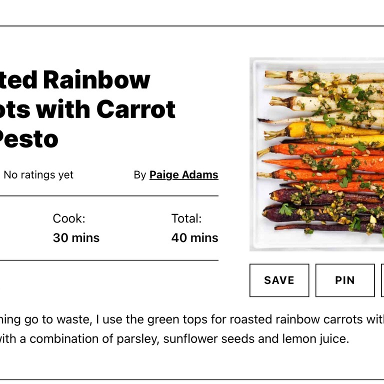 Zanahorias asadas Last ingredients