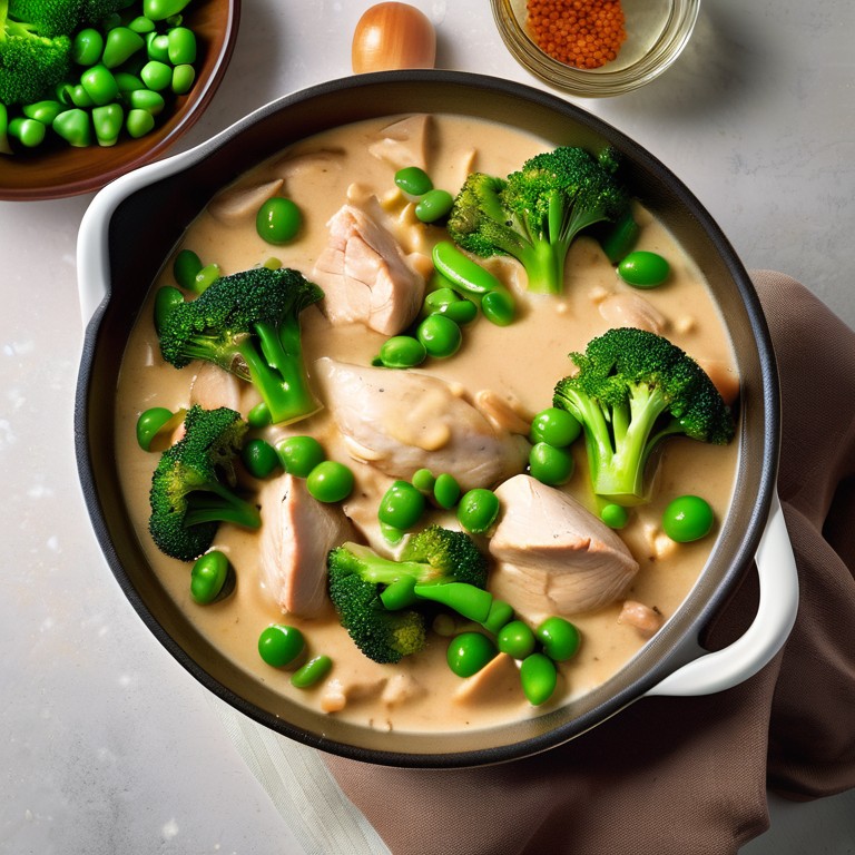 Creamy Chicken and Vegetable Skillet