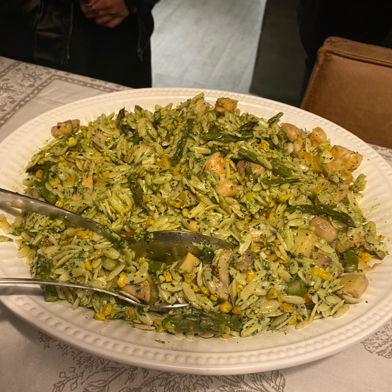 Orzo ensalada