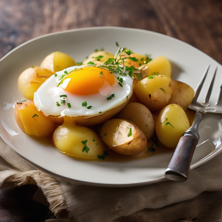 Patates aux Jaune d'Oeufs