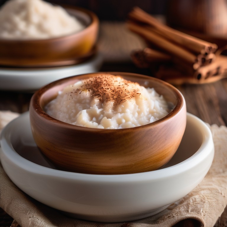 Coconut Rice Flour Pudding