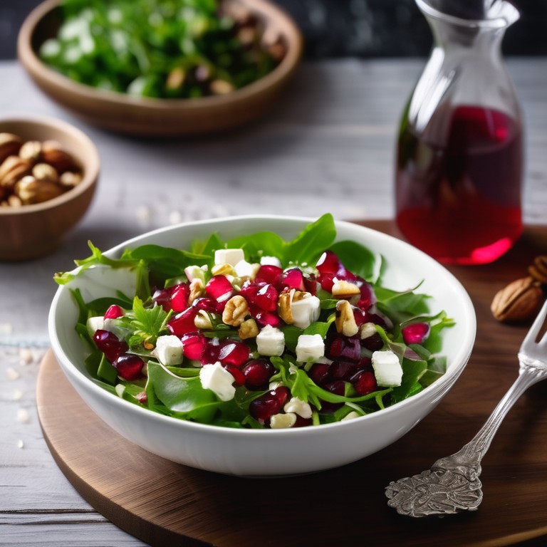 Lia´s Vogerlsalat mit Granatapfel