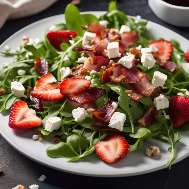 Lia´s Rucola-Erdbeer-Salat mit Speck - Mr. Cook