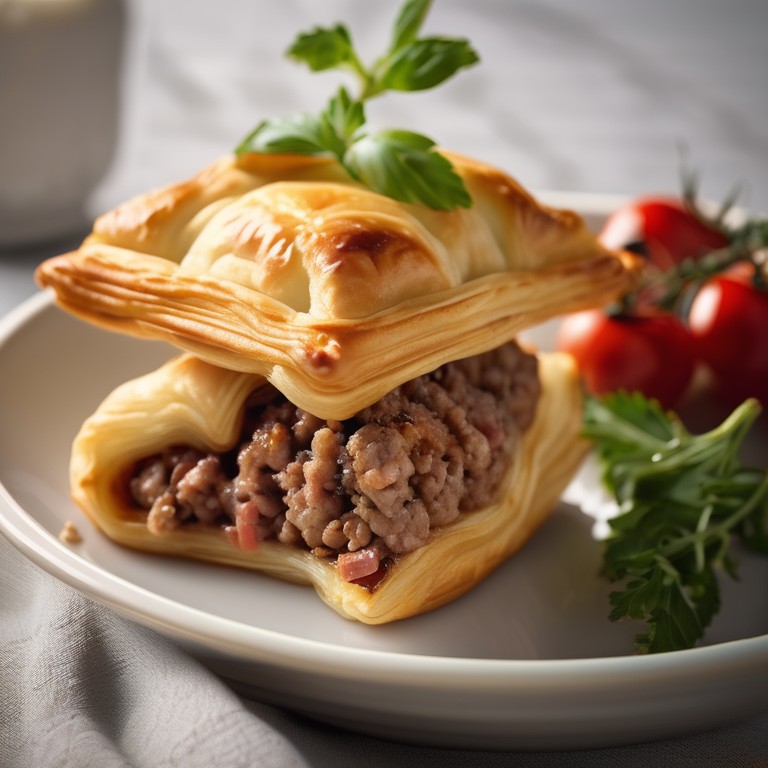 Pâté Feuilleté à la Viande Hachée