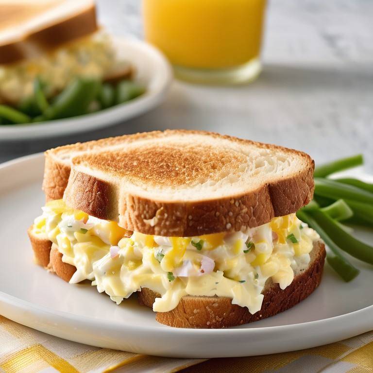 Cheesy Egg Salad Sandwich
