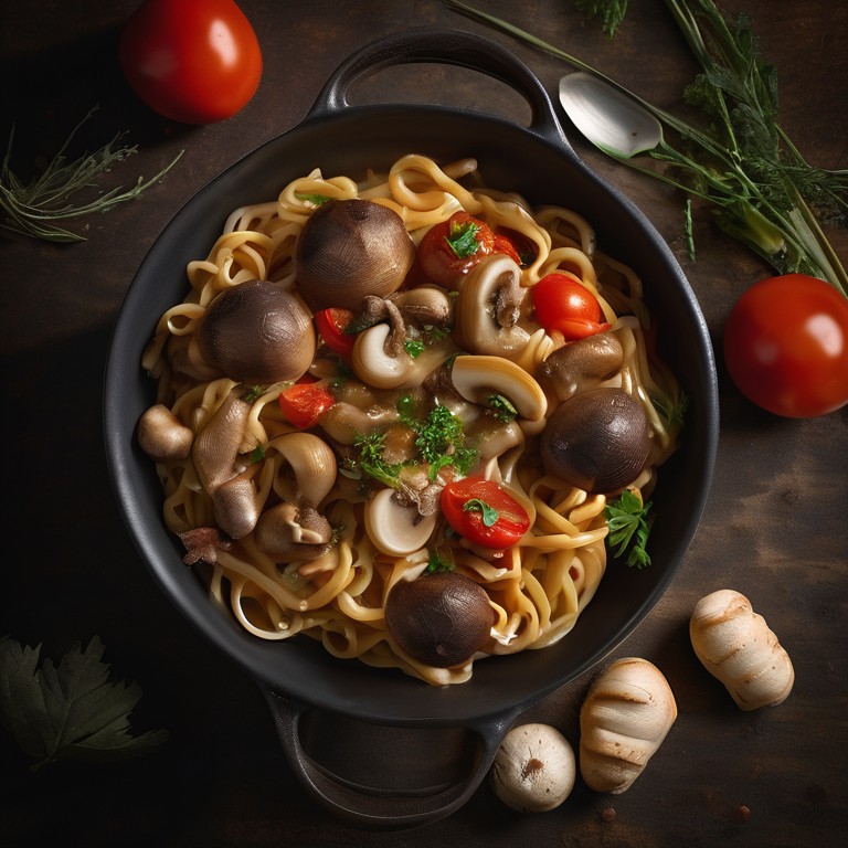 Herbstliches Gemüse-Pilz-Gericht