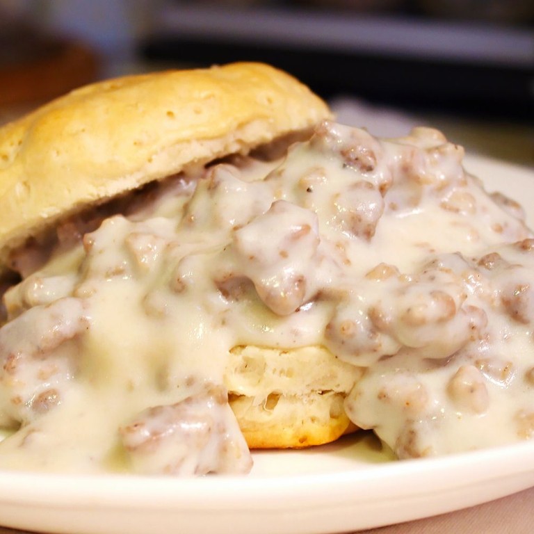 Sausage Gravy and Biscuits