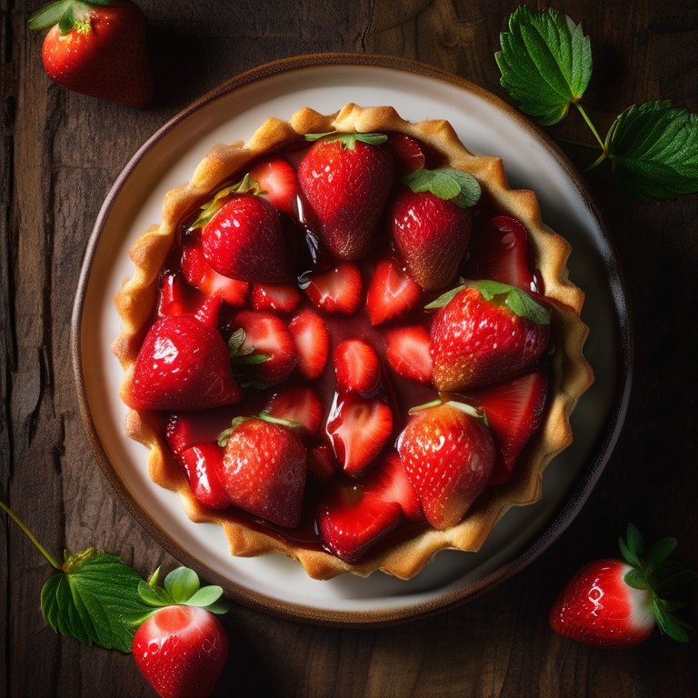 Torta de Morango com Mel