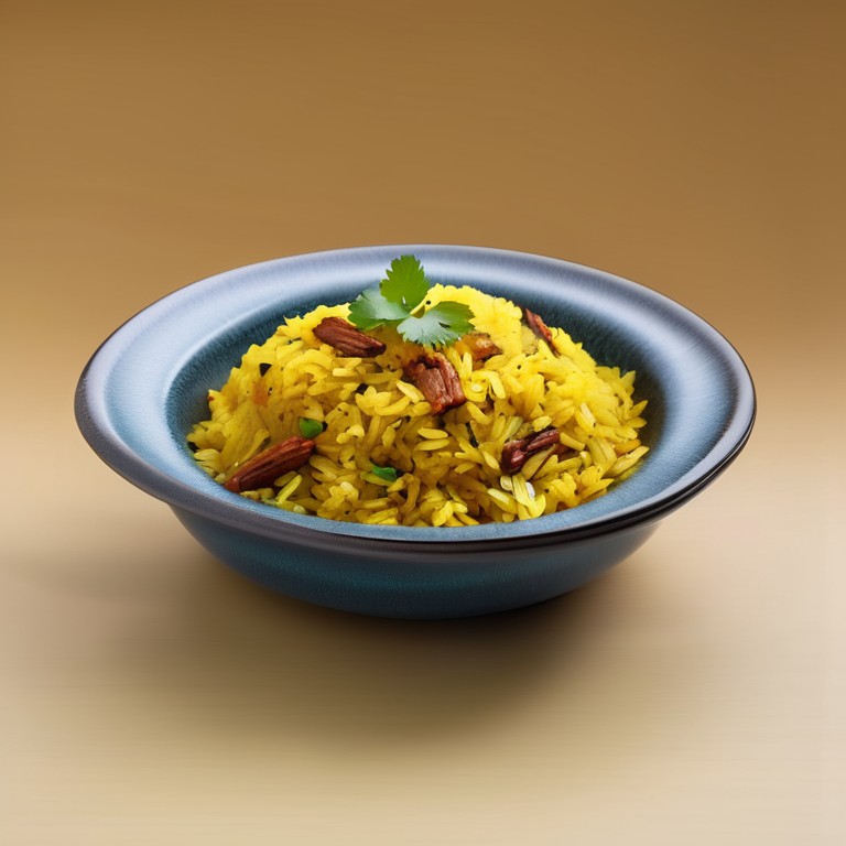 Flavorful Pilau Rice with Spiced Meat