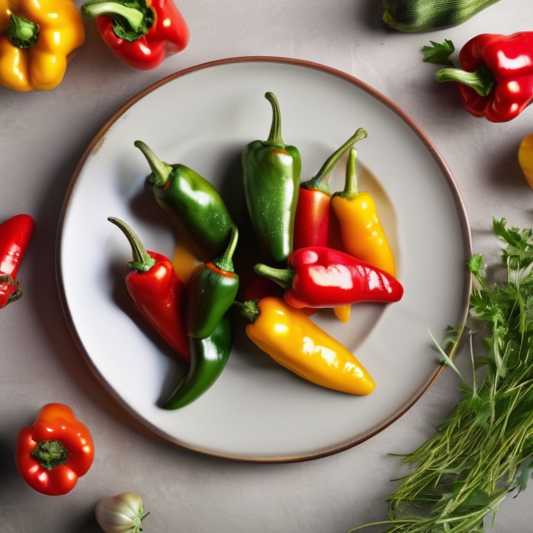 Poivrons et Courgettes Grillés