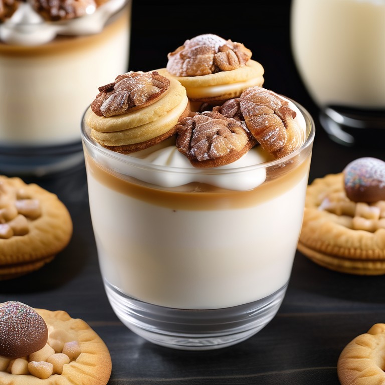 Sobremesa de Bolacha com Creme de Leite Condensado