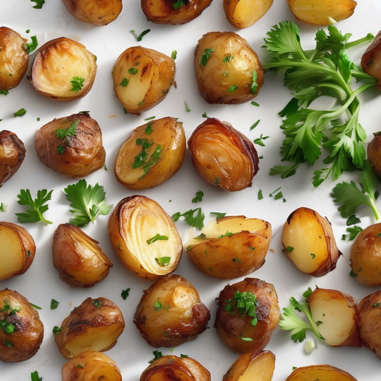 Crispy Garlic Roasted Potatoes
