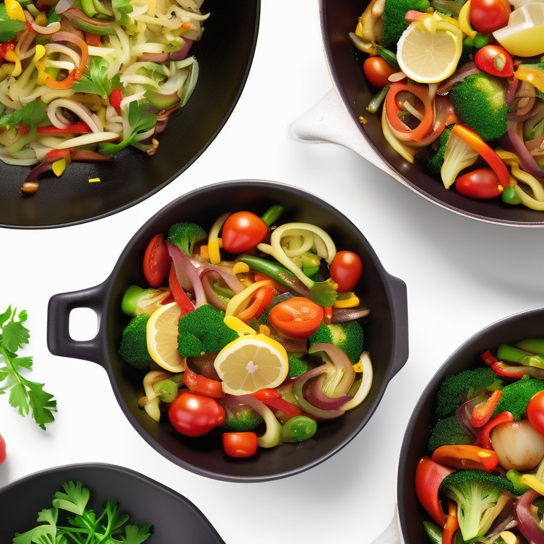 Colorful Vegetarian Stir Fry