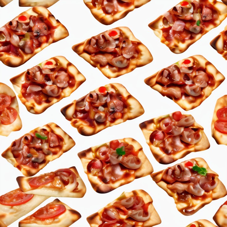 Tomato and Onion Flatbread Pizza