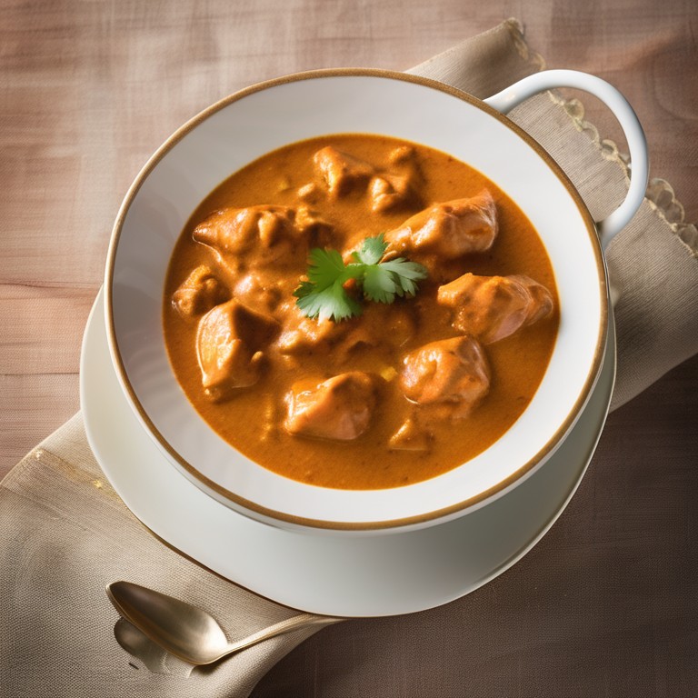 Creamy Butter Chicken with Spiced Rice