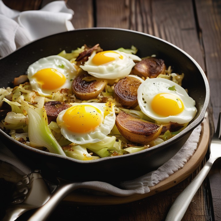 Savory Cabbage and Egg Stir-Fry