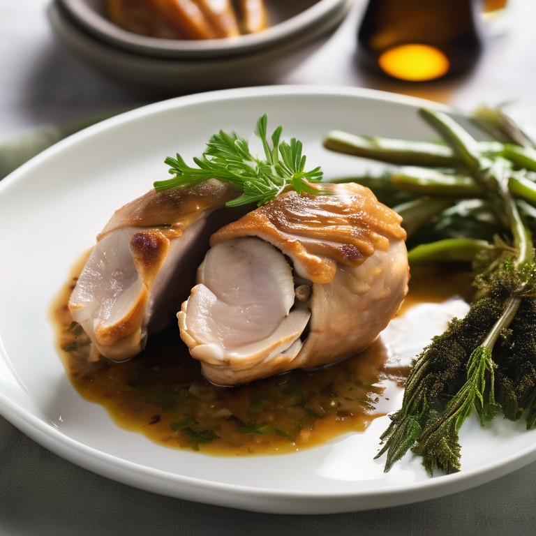Galantine de Cuisses de Poulet Farci