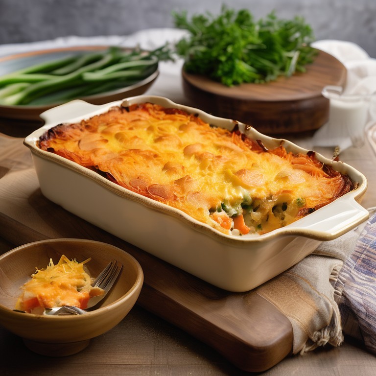 Gratin de Patate Douce et Carottes