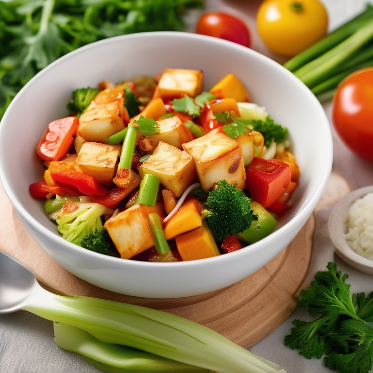Vegetarian Paneer Stir-Fry